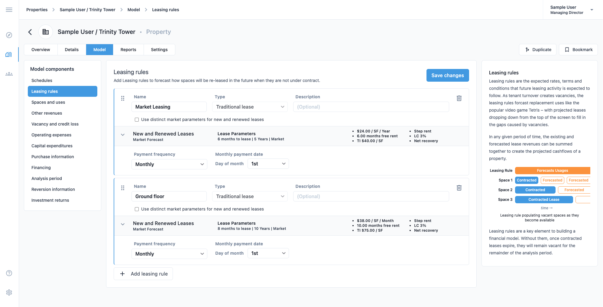Screenshot: Companion documentation interface